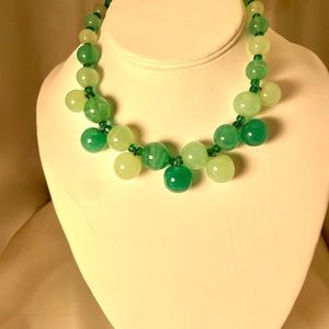 FINAL MARKDOWN-  VERY RARE Beautiful Peking Glass necklace circa 1940’s